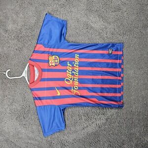 Nike Qatar Foundation Jersey Kids Large Fabregas FC‎ Barcelona Soccer